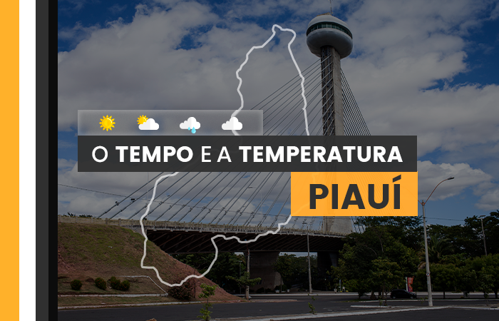 PREVISÃO DO TEMPO: pancadas de chuva no Piauí nesta sexta-feira (22)