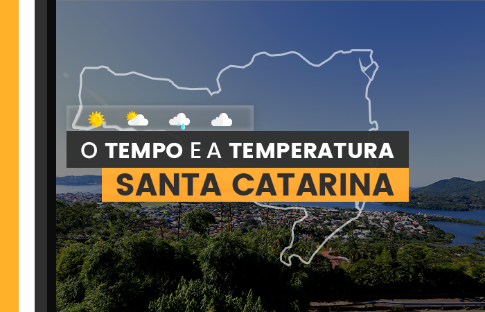 PREVISÃO DO TEMPO: sexta-feira (1°) chuvosa em Santa Catarina