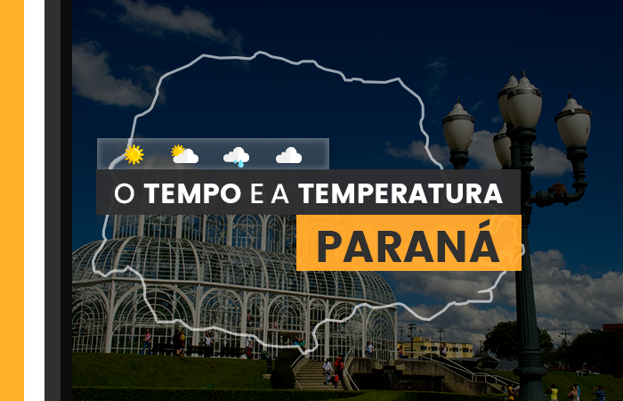 PREVISÃO DO TEMPO: sexta-feira (1°) chuvosa no Paraná