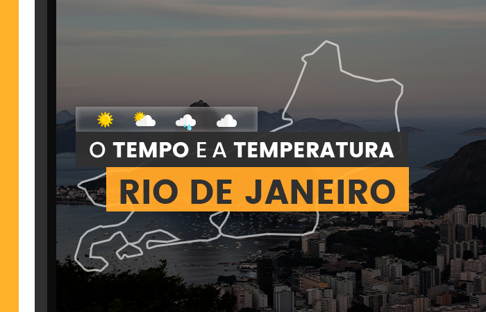 PREVISÃO DO TEMPO: sexta-feira (1°) chuvosa no Rio de Janeiro