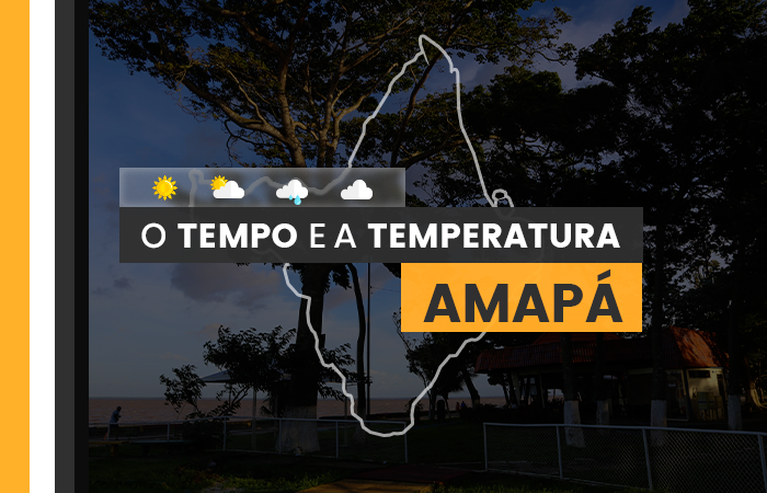 PREVISÃO DO TEMPO: sexta-feira (1°) com chuva no Amapá