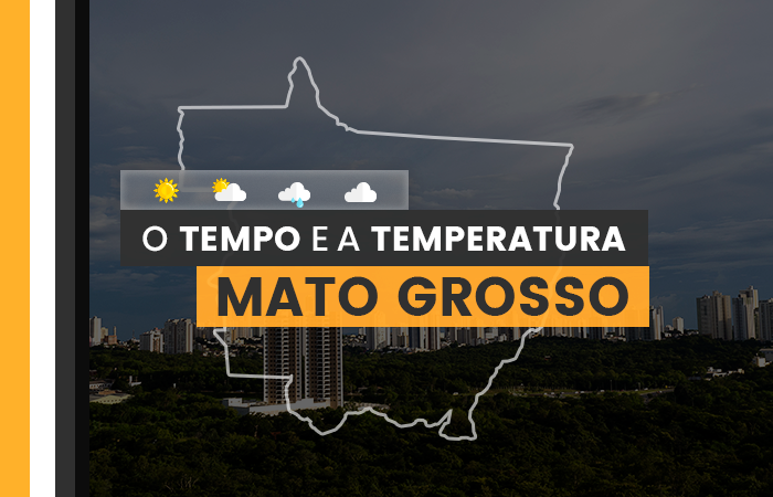 PREVISÃO DO TEMPO: sexta-feira (1°) com muitas nuvens no Mato Grosso
