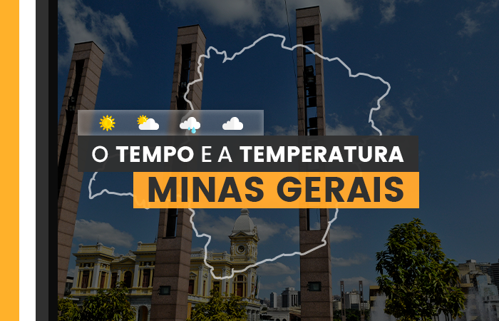 PREVISÃO DO TEMPO: sexta-feira (1°) com tempo encoberto em Minas Gerais